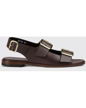 Doucal's Leather Sandals - White