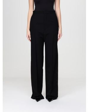 Balenciaga Cotton Wide-Leg Pants - Black