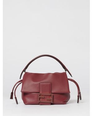 Fendi Mini Mamma Baguette Bag - Red