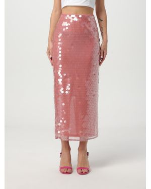 STAUD Falda Mujer - Rosa