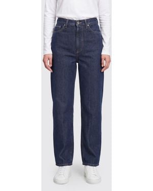 Dondup Jean Bessie Large À Taille Mi-Haute En Denim De Coton Biologique - Bleu