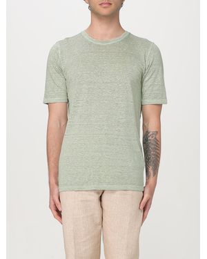 120% Lino T-Shirt Herren - Grün