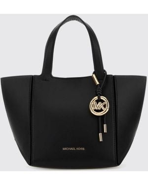 Michael Kors Jordi Leather Bag - Black