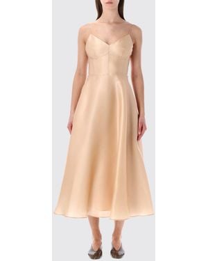 Alberta Ferretti Abito Midi - Bianco