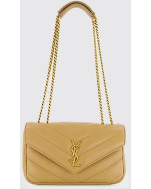 Saint Laurent Shoulder Bag - Natural