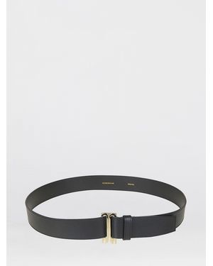 Victoria Beckham Leather Belt - Grey