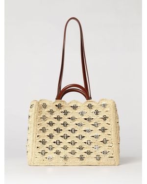 Rabanne Shoulder Bag - Natural