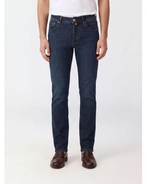 Jacob Cohen Mid-Rise Skinny Fit Stretch Denim Jeans - Blue