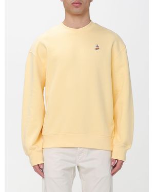 Maison Kitsuné Maison KitsunÉ Cotton Crewneck Sweatshirt - Yellow