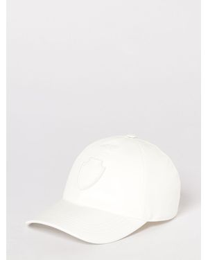 Brunello Cucinelli Cotton Hat With Logo Patch - Natural