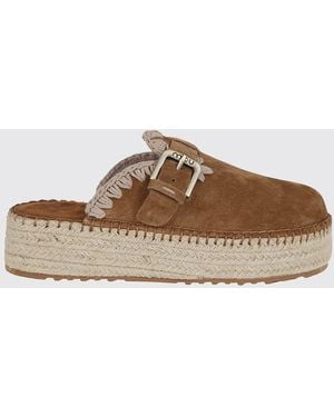 Mou Flat Sandals - Brown