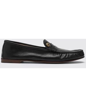Versace Leather Loafers - White