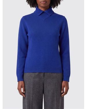 Jil Sander Gerippter Rollkragenpullover Aus Reiner Wolle Mit Rippbündchen - Blau