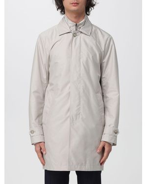 Fay Morning Technical Poplin Coat - Gray