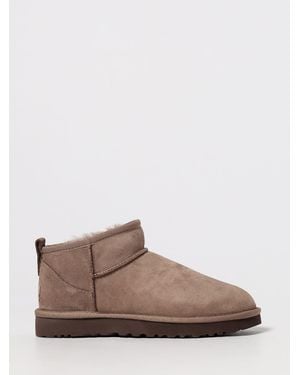 UGG Flat Ankle Boots - Brown