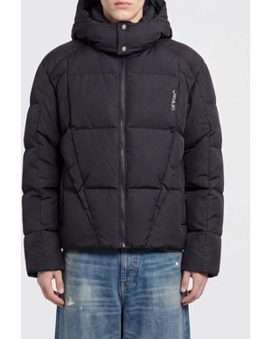 Off-White c/o Virgil Abloh Short Quilted Puffer Jacket - Black