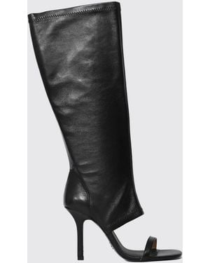 Patrizia Pepe My Skin Closet Leather Boots - Black