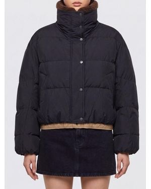 Brunello Cucinelli Short Quilted Down Jacket - Blue