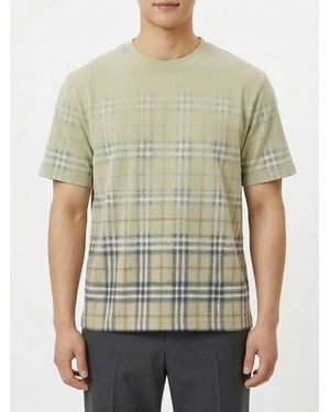 Burberry Crew Neck T-Shirt - Green