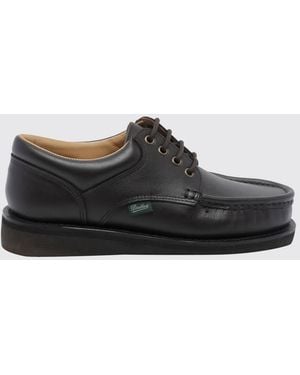 Paraboot Thiers Calfskin Derby Shoes With Padded Ankle - White
