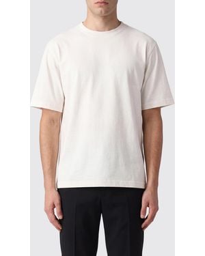 Golden Goose Crewneck Cotton T-Shirt With Dropped Shoulders - White