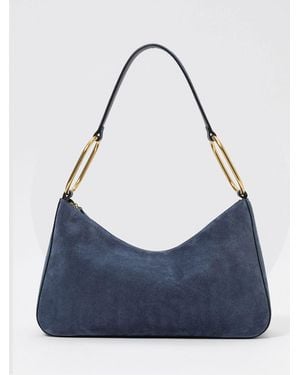 Twinset Suede Bag - Blue