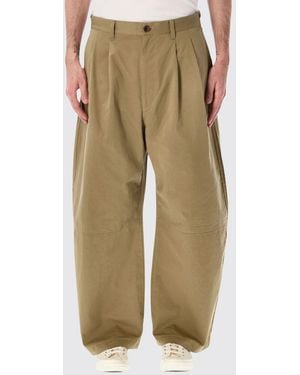 Comme des Garçons Comme Des GarÇ Ons Wide-Leg Cotton And Linen-Blend Pants With Belt Loops - Natural