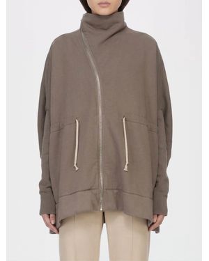 Rick Owens Cotton Sweatshirt - Brown