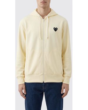 COMME DES GARÇONS PLAY Comme Des GarÇ Ons Play Zip-Up Hooded Sweatshirt - Natural