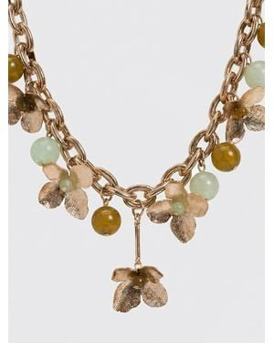 Twinset Brass Necklace For Spheres - Metallic