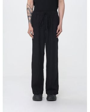 Thom Krom Linen Drawstring Trousers - Black