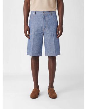 Fendi Chambray Shorts - Blue