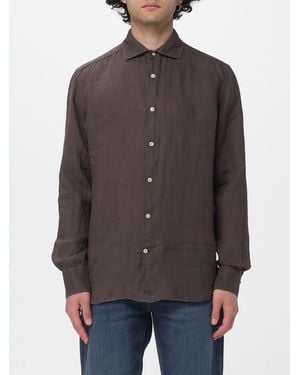 MC2 Saint Barth Linen Shirt - Brown