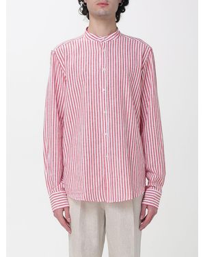 Manuel Ritz Linen And Cotton Casual Shirt - Pink
