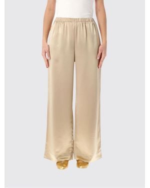 By Malene Birger Satin Jogging Pants - Natural