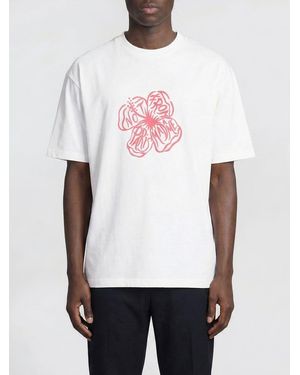 Drole de Monsieur Printed Cotton T-Shirt - White