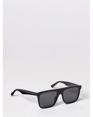 Gucci Occhiali Da Sole Rettangolari - Bianco