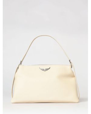Zadig & Voltaire Zadig &Amp Voltaire Jim Grained Leather Bag - Natural