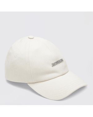 Jacquemus Gadjo Cotton Twill Hat - White