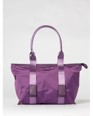 Lancel Bolso Mistral Rollable De Nailon - Morado