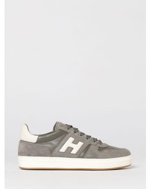 Hogan H-Tv Suede Trainers - White