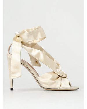 Moschino Heeled Sandals - Natural