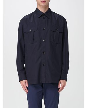 Brioni Giacca Camicia - Blu