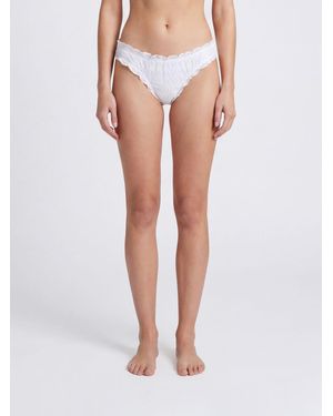Polo Ralph Lauren Stretch Nylon Bikini Bottom - White