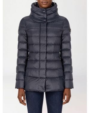 Peuterey Flagstaff Quilted Water-Repellent Short Puffer Jacket With High Neck - Blue
