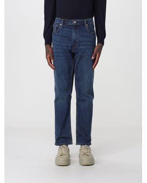 Levi's Vaqueros Tapered Fit De Denim De Algodón Elástico Y Talle Medio - Azul