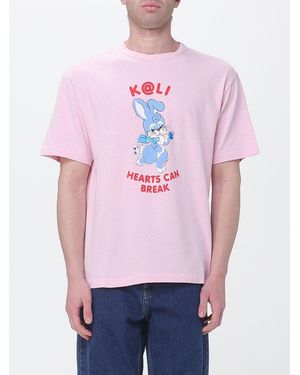 KENZO Printed Cotton T-Shirt - Pink