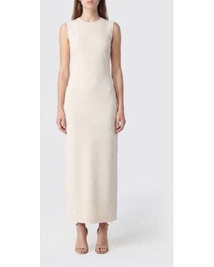 Max Mara Pure Sleeveless Slim-Fit Crêpe Mini Sheath Dress - White