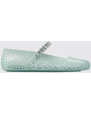 Jimmy Choo The Jelly Mary Jane Flats - Green