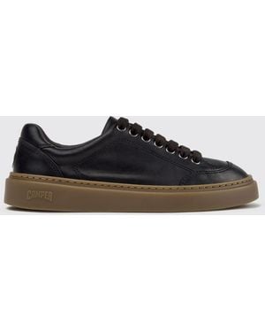 Camper Nachhaltige Runner Twentyfive Low-Top-Sneaker Aus Glattleder - Schwarz
